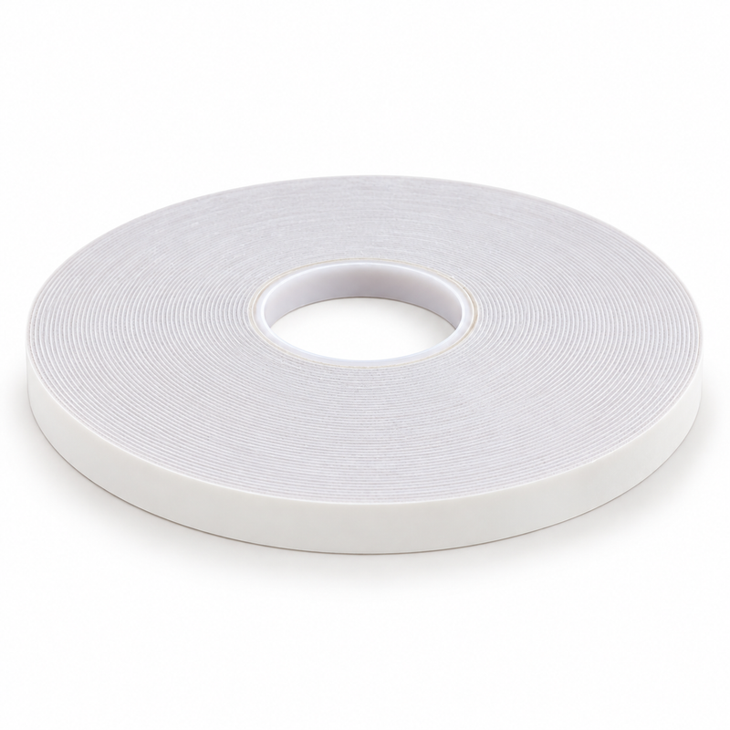 PRO MOUNT Double-Sided Foam Tape - 1.0 mm - White - Rubber Adhesive ...